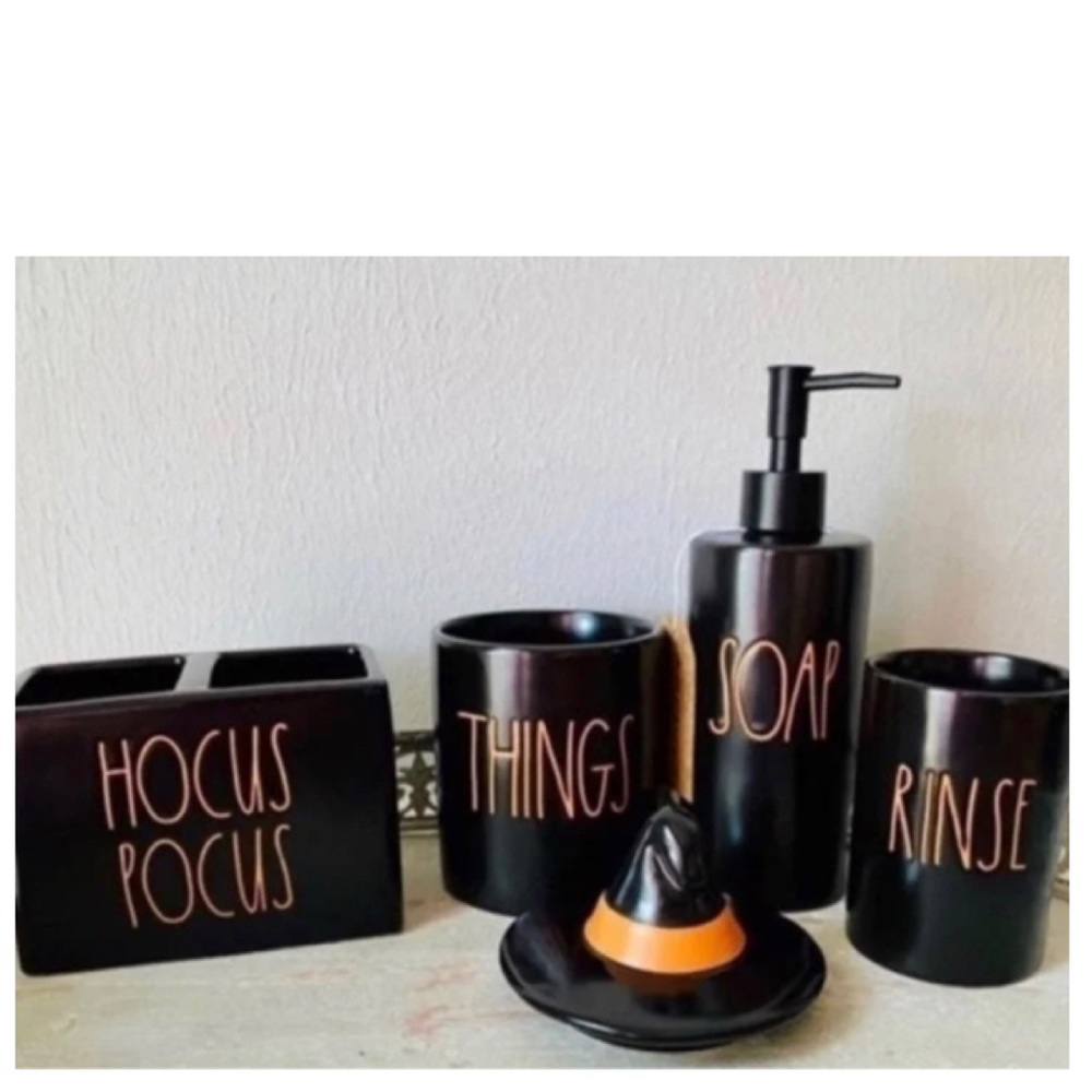 NEW Brand new Rae Dunn 4 Piece Halloween Bundle